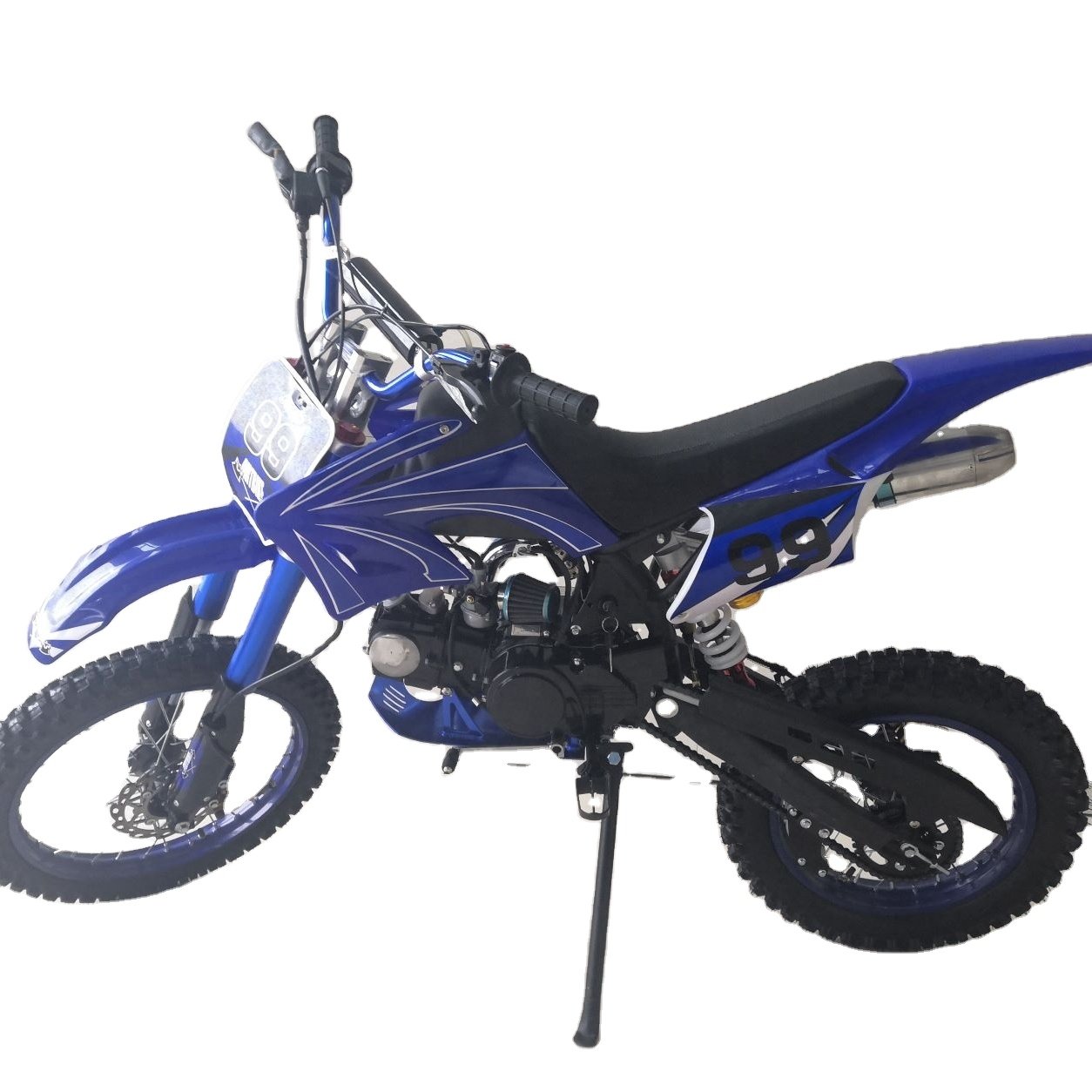 Sales 110cc 125cc 4 Stroke Kick Electric Starat 17/14inch Wheel Crossbike Dirt Bike Pitbike for Adult With CE